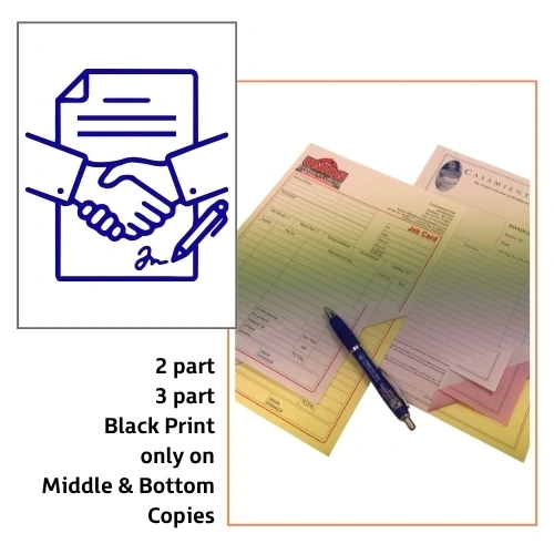  John Brailsford Printers Carbonless Ncr Paper Forms 2 Part 3 Part