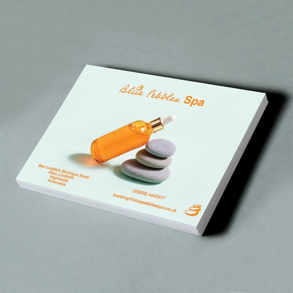 Landscape Flyer - Blue Pebbles