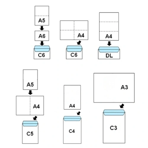  Envelope Fold Sizes John Brailsford Printers
