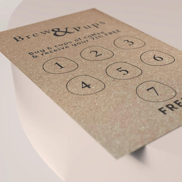 Uncoated Business Cards - Example 4