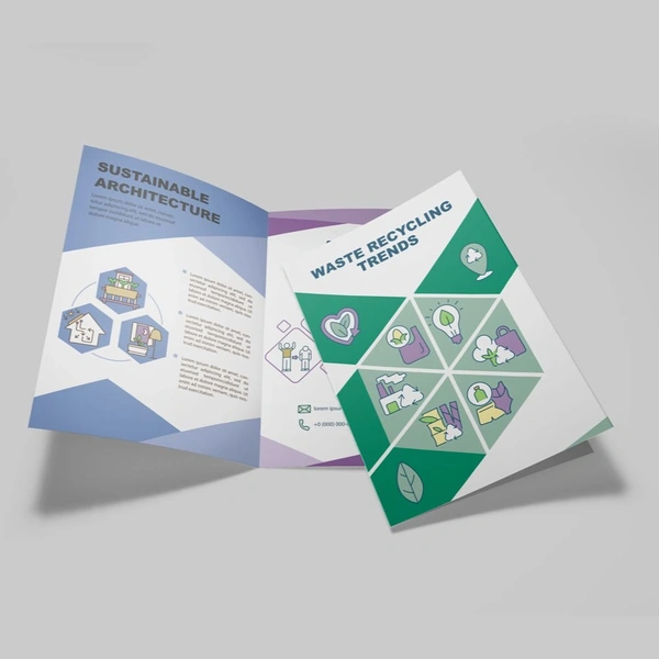 Recycled Folded Leaflets