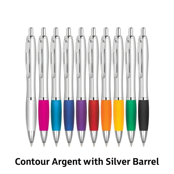  Contour Argent Ball Pen With Silver Barrel