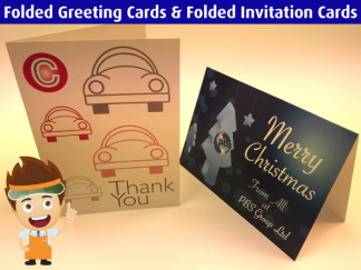 ~ Same Day ~ Super & Everyday Value Service ~ Folded Greeting Cards & Folded Invitation Cards
