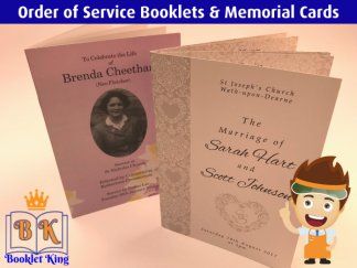Order of Service Booklets & Memorial Cards