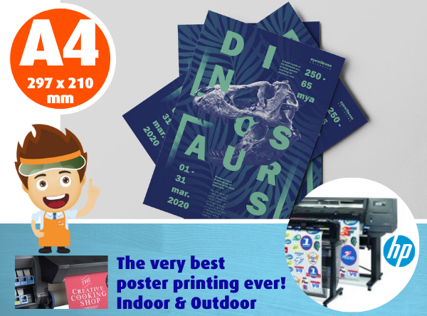 A4 Posters - Indoors & Outdoors - John Brailsford Printers
