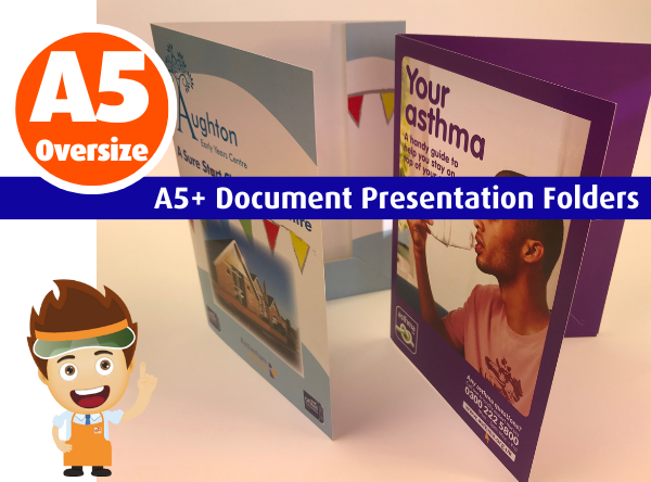 A5+ Oversize Document Presentation Folders